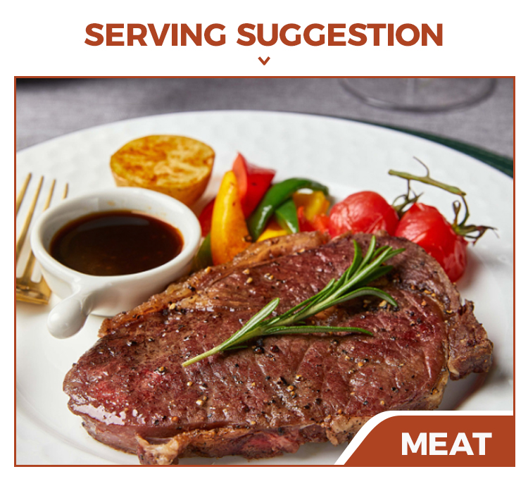 Serving Suggestion Dark Soy Sauce Suggestion de présentation Sauce soja noire