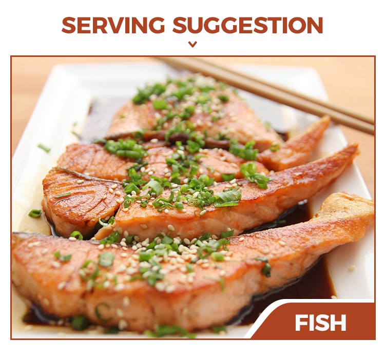 Suggestion de service - sauce soja &agrave; la vapeur