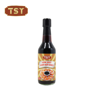 150 ml de marinade Petite bouteille en verre halal Sauce soja à faible teneur en sel