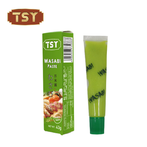 Tube de 43 g de pâte de wasabi verte japonaise pour sushi