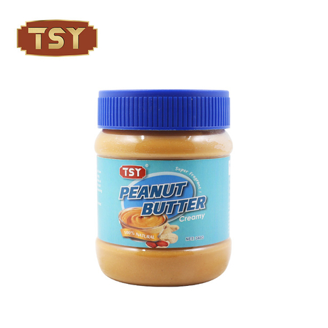 Vente chaude 340 g de beurre d'arachide naturel en bouteille pour biscuits sandwich