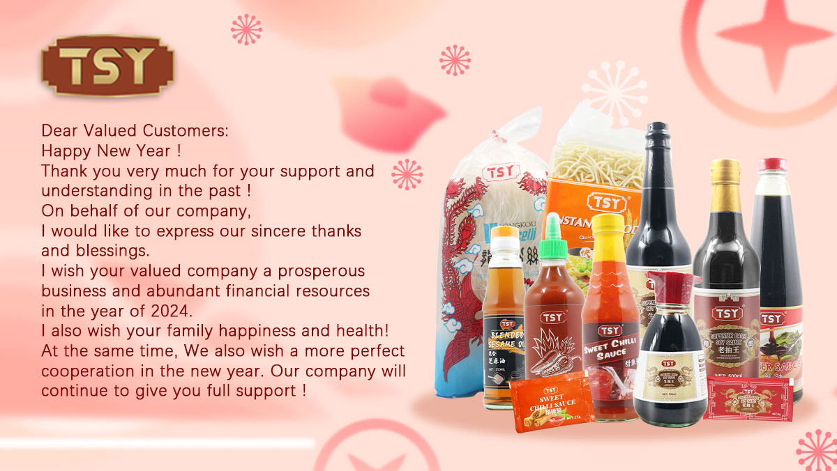 Prendre un nouveau d&eacute;part Accueillir la nouvelle ann&eacute;e avec TSY Foods 2