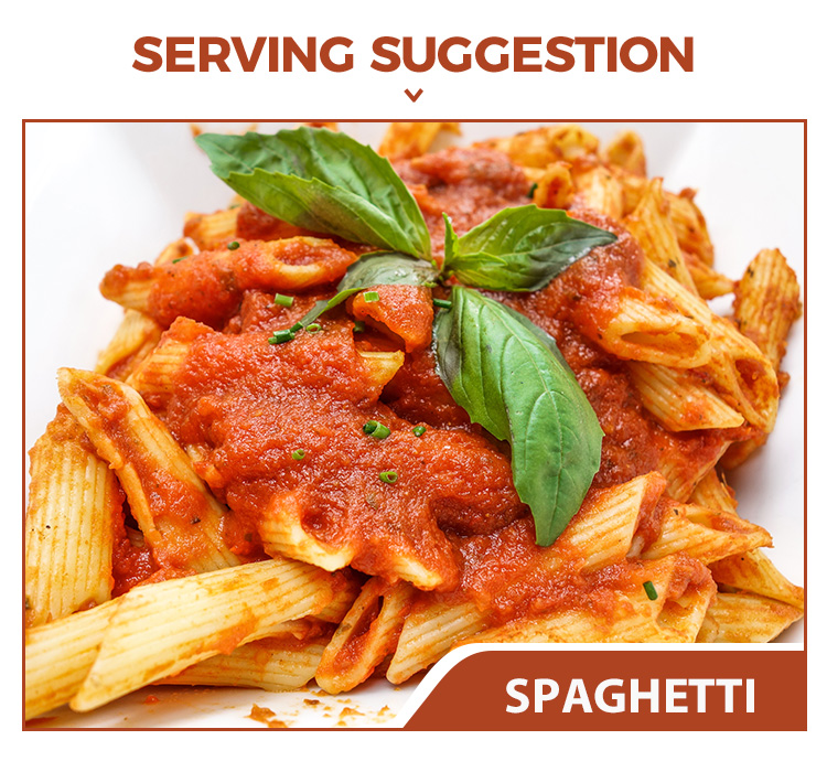 Suggestion de service - p&acirc;te de tomate