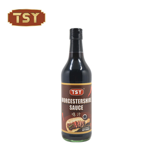 500 ml Petite sauce Worcestershire végétalienne traditionnelle pour supermarché