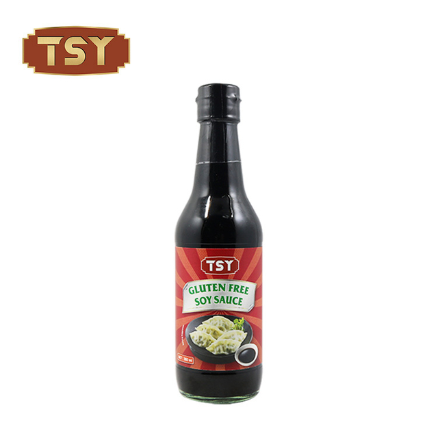 250 ml de petite sauce de soja sans gluten végétalienne abordable pour le poulet