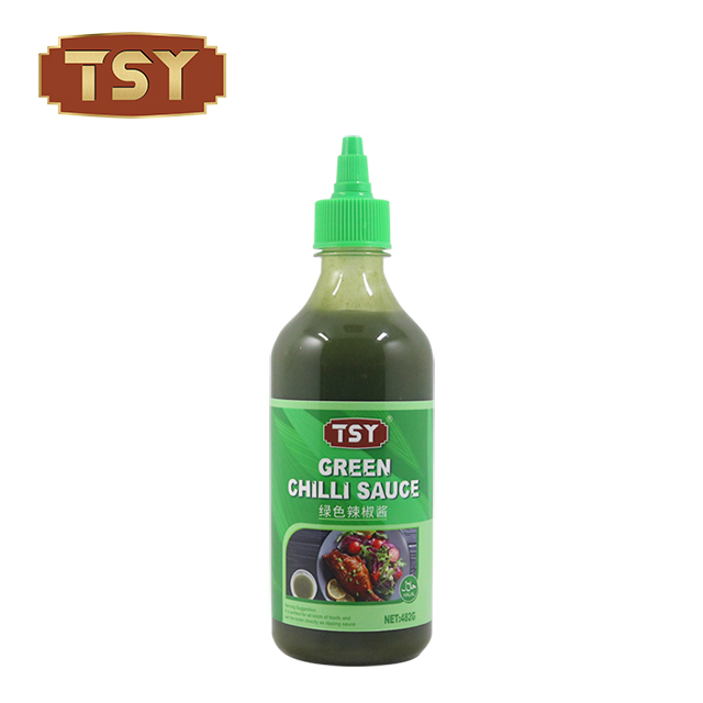 150 ml chinois Fabrication halal PEPPER HALL SAUCE DE CHILLI VERT