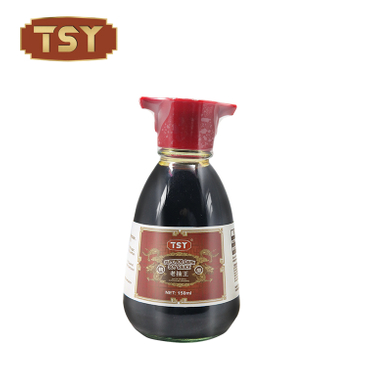 150 ml Mini bouteille à faible sel Sauce de soja foncé concentrée pour le supermarché