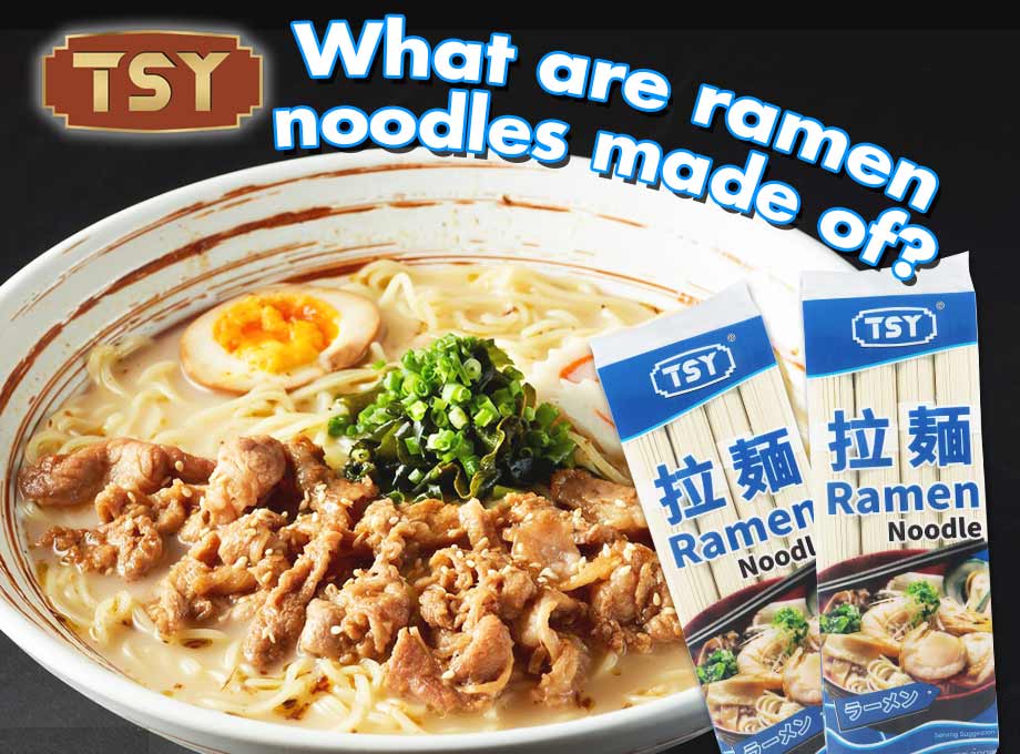De quoi sont faites les nouilles ramen