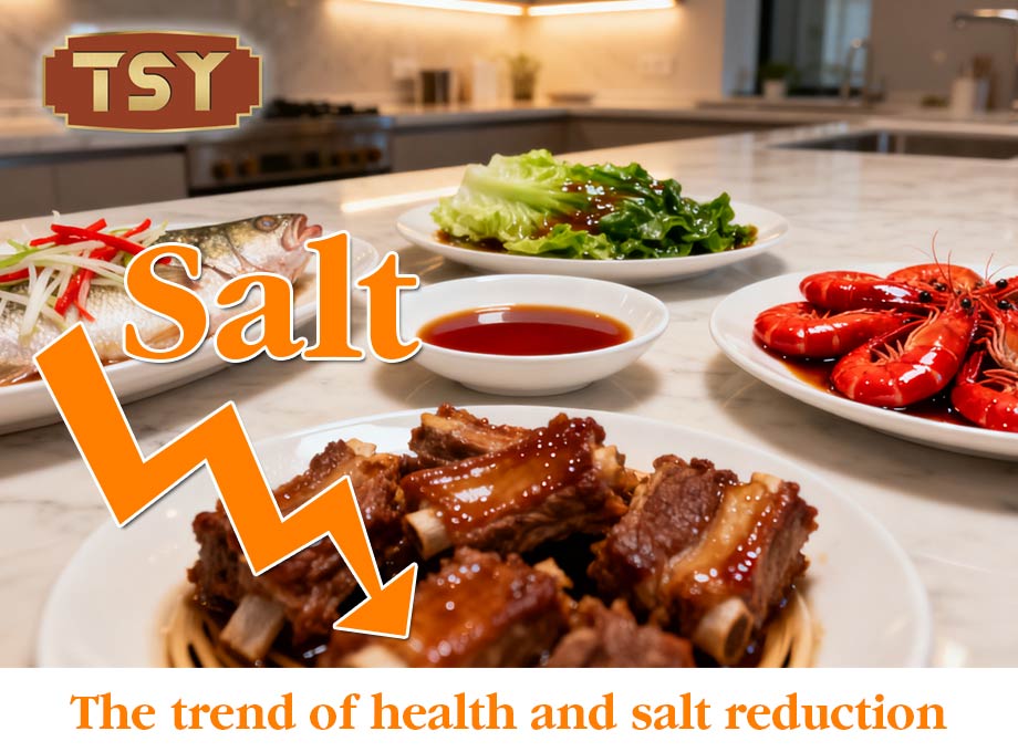 La tendance de la santé et la réduction du sel dans la sauce soja - en ligne avec la tendance moderne d'une alimentation saine