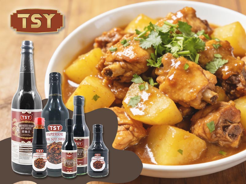 Poulet braisé à la sauce soja noire