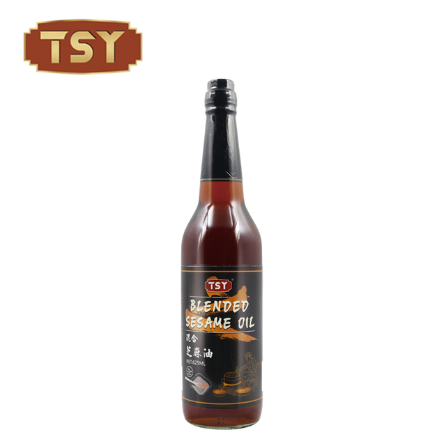 Huile de graines de sésame noire pure et abordable de taille normale pour les sautés
