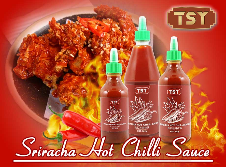 Sauce chili Sriracha en vrac pour les services alimentaires