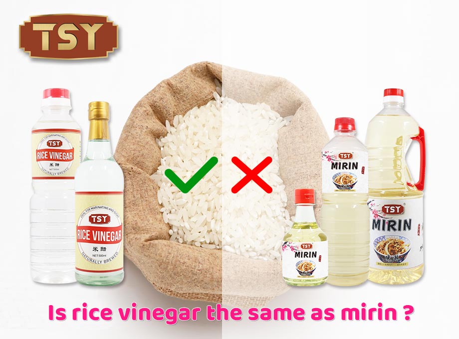 Le vinaigre de riz est-il le même que le mirin