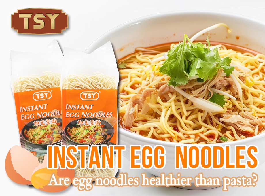 Les nouilles aux œufs sont-elles plus saines que les pâtes