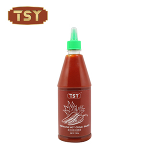 Offre spéciale bouteille à presser saveur thaïlandaise poivre rouge Sriracha Sauce au piment pour sautés